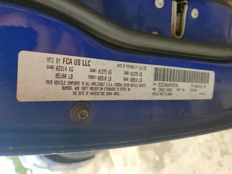 55180786 :رقم المزاد ، 2C3CCABG3KH559789 vin ، 2019 Chrysler 300 مزاد بيع