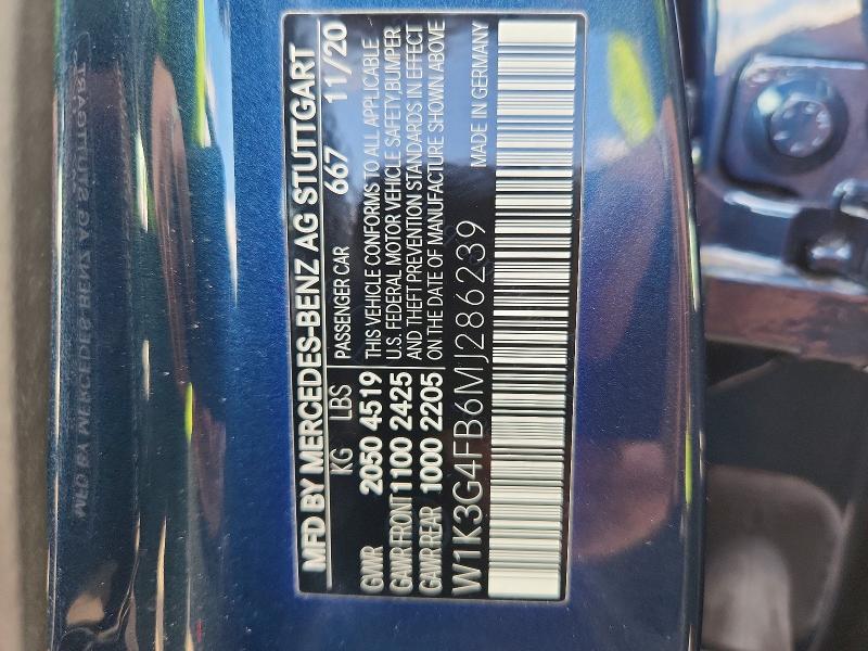 Aukcja sprzedaży 2021 Mercedes-benz A, vin: W1K3G4FB6MJ286239, numer aukcji: 52885016