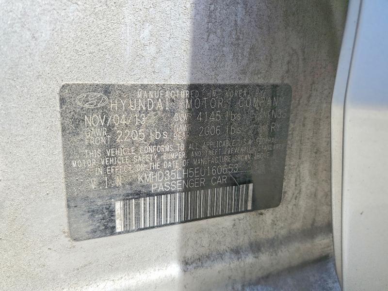 54907876 :رقم المزاد ، KMHD35LH5EU160653 vin ، 2014 Hyundai Elantra Gt مزاد بيع
