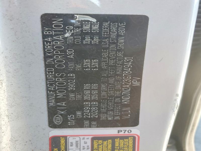 Продаж на аукціоні авто 2016 Kia Soul, vin: KNDJN2A23G7849431, номер лоту: 53723266