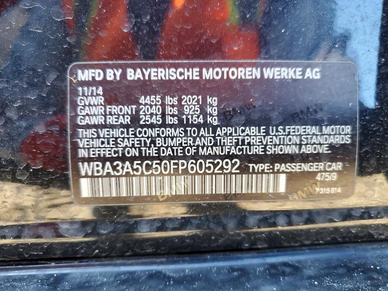 Продажа на аукционе авто 2015 Bmw 328, vin: WBA3A5C50FP605292, номер лота: 55100166