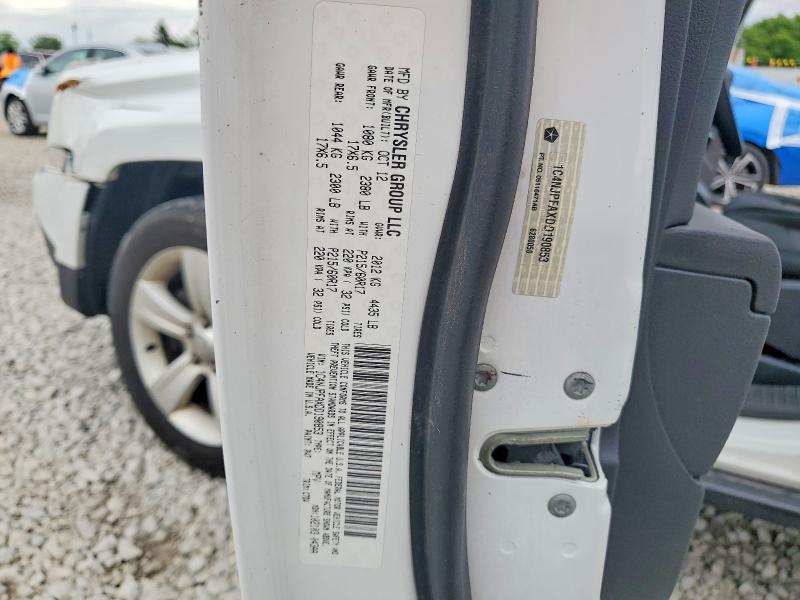 53982726 :رقم المزاد ، 1C4NJPFAXDD190853 vin ، 2013 Jeep Patriot مزاد بيع