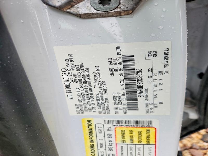 Продаж на аукціоні авто 2013 Ford Fusion, vin: 3FA6P0H95DR380263, номер лоту: 54128806