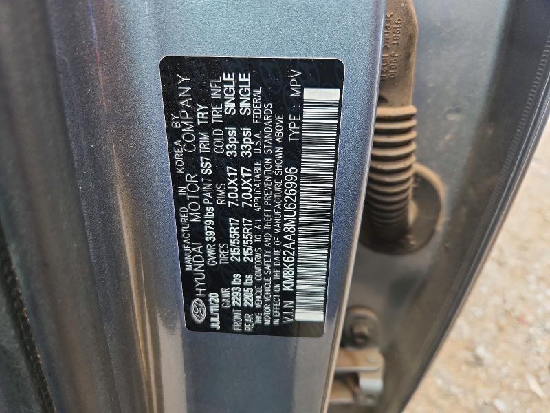 2021 Hyundai Kona მანქანა იყიდება აუქციონზე, vin: KM8K62AA8MU626996, აუქციონის ნომერი: 54254136
