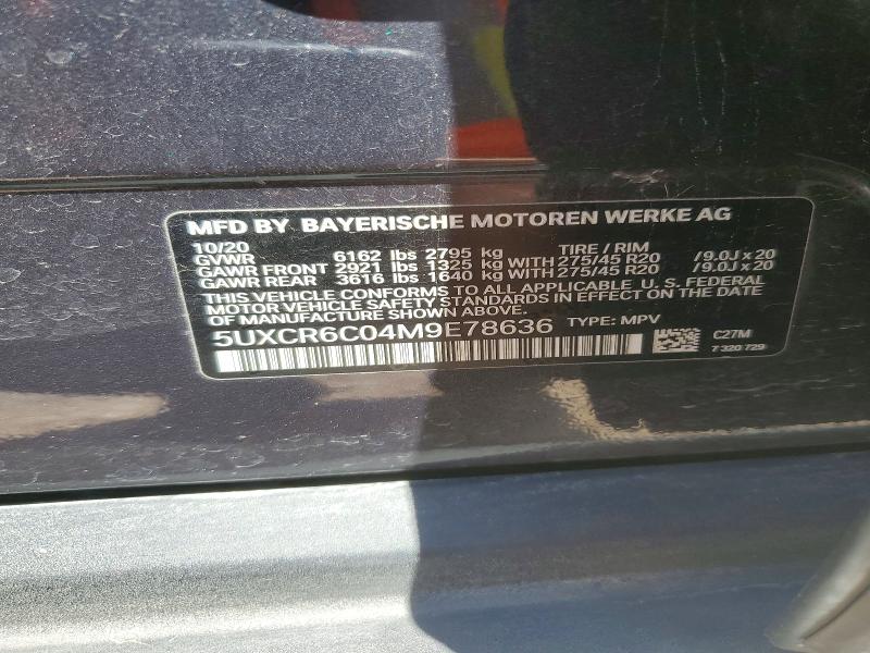 Aukcja sprzedaży 2021 Bmw X5, vin: 5UXCR6C04M9E78636, numer aukcji: 54310336