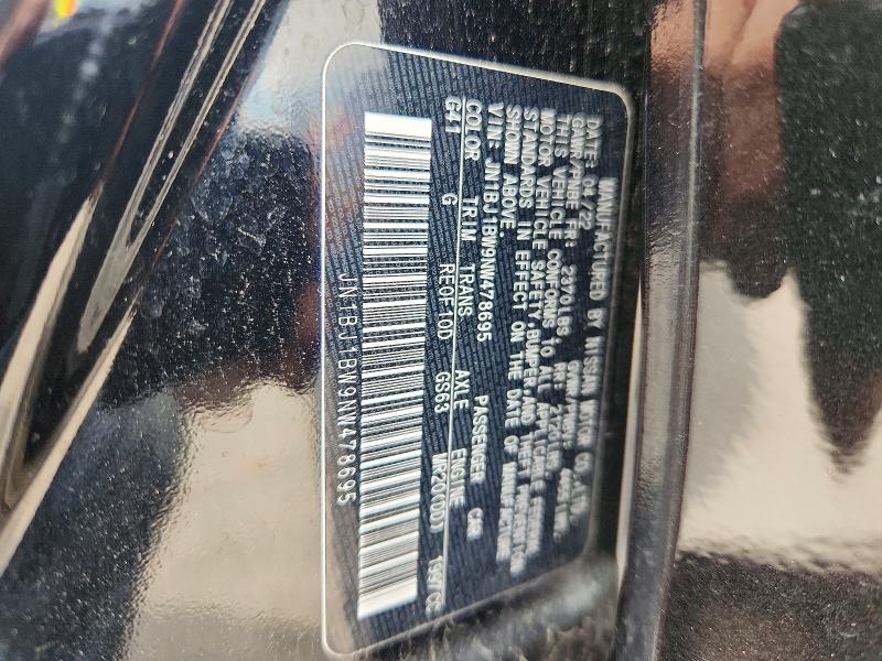 Продаж на аукціоні авто 2022 Nissan Rogue Sport, vin: JN1BJ1BW9NW478695, номер лоту: 54649996