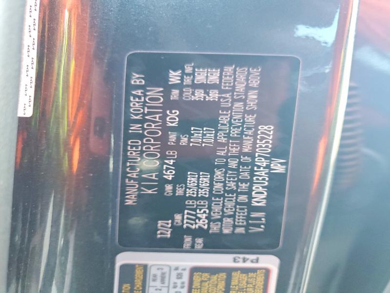 2023 Kia Sportage მანქანა იყიდება აუქციონზე, vin: KNDPU3AF4P7035228, აუქციონის ნომერი: 53359036