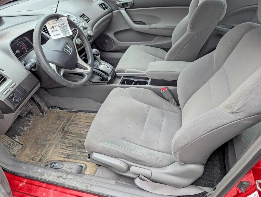 49578086 :رقم المزاد ، 2HGFG12309H009875 vin ، 2009 Honda Civic مزاد بيع