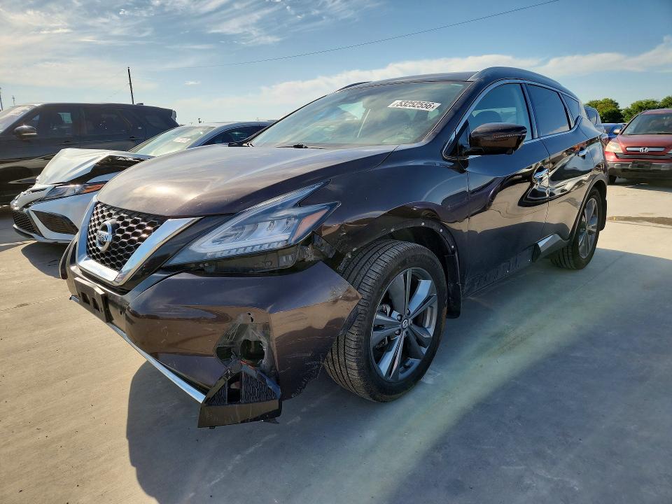 2020 Nissan Murano მანქანა იყიდება აუქციონზე, vin: 5N1AZ2DJXLN123445, აუქციონის ნომერი: 53252556