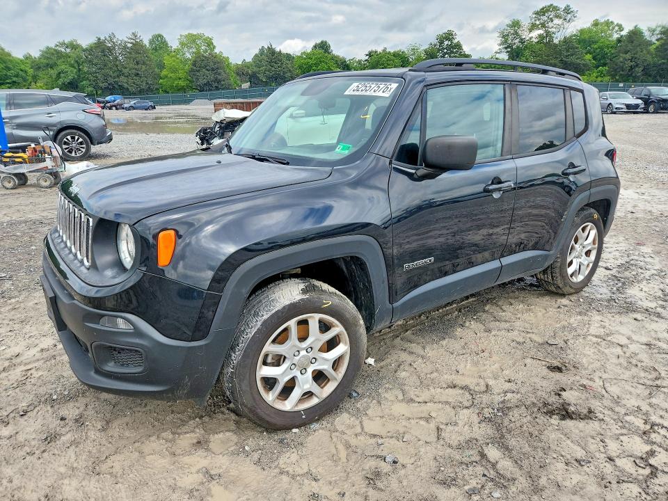 2018 Jeep Renegade მანქანა იყიდება აუქციონზე, vin: ZACCJBAB4JPJ31950, აუქციონის ნომერი: 52557576