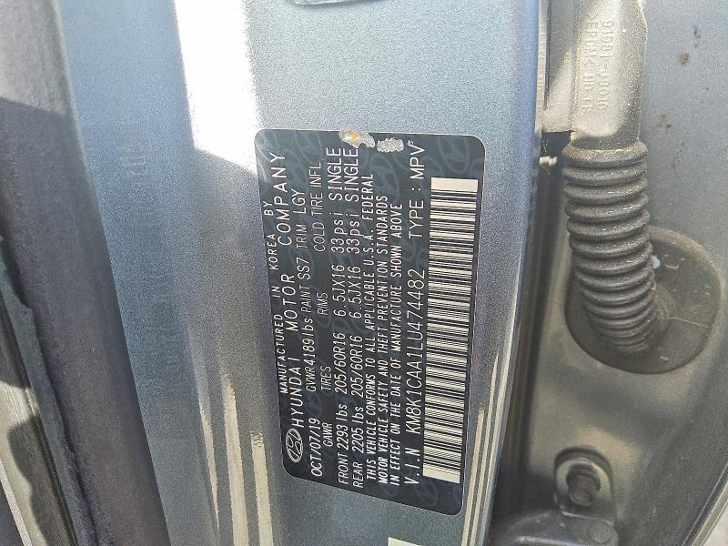 2020 Hyundai Kona მანქანა იყიდება აუქციონზე, vin: KM8K1CAA1LU474482, აუქციონის ნომერი: 55023776