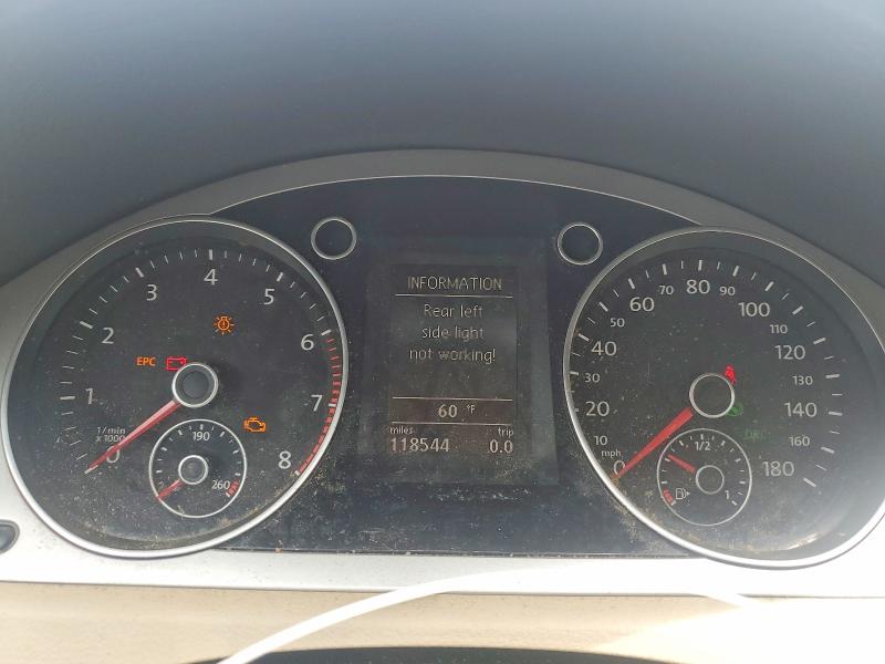 76536735 :رقم المزاد ، WVWMN7AN9AE542434 vin ، 2010 Volkswagen Cc مزاد بيع