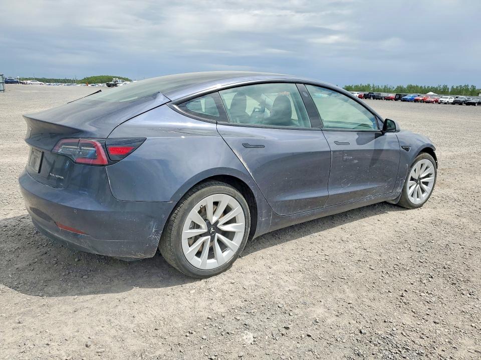 2022 Tesla Model 3 მანქანა იყიდება აუქციონზე, vin: 5YJ3E1EB5NF349016, აუქციონის ნომერი: 55387086