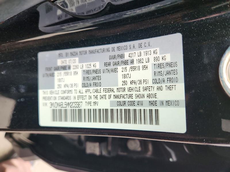 Aukcja sprzedaży 2021 Mazda Cx-30, vin: 3MVDMABL5MM203387, numer aukcji: 55112016