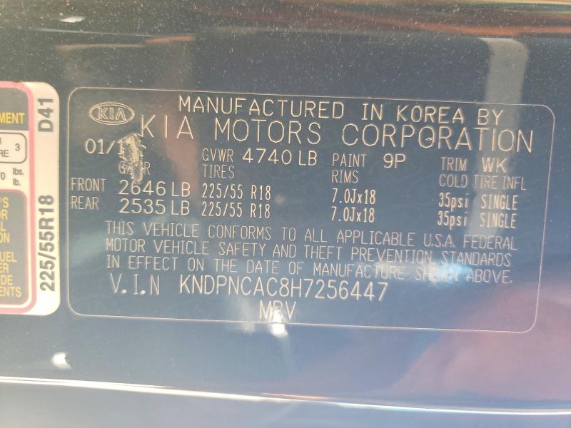 Aukcja sprzedaży 2017 Kia Sportage, vin: KNDPNCAC8H7256447, numer aukcji: 54310016