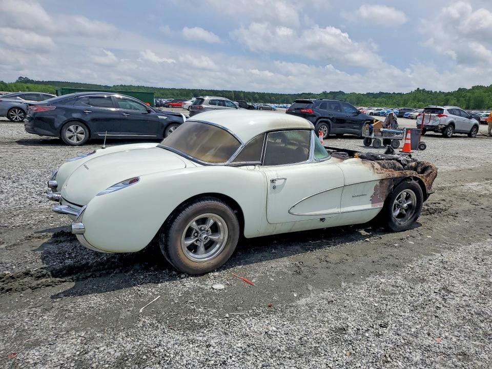 55021956 :رقم المزاد ، E57S105422 vin ، 1957 Chevrolet Corvette مزاد بيع