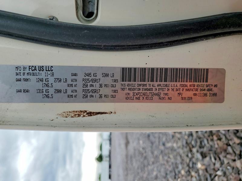 Продаж на аукціоні авто 2018 Dodge Journey, vin: 3C4PDCAB3JT524462, номер лоту: 54315536