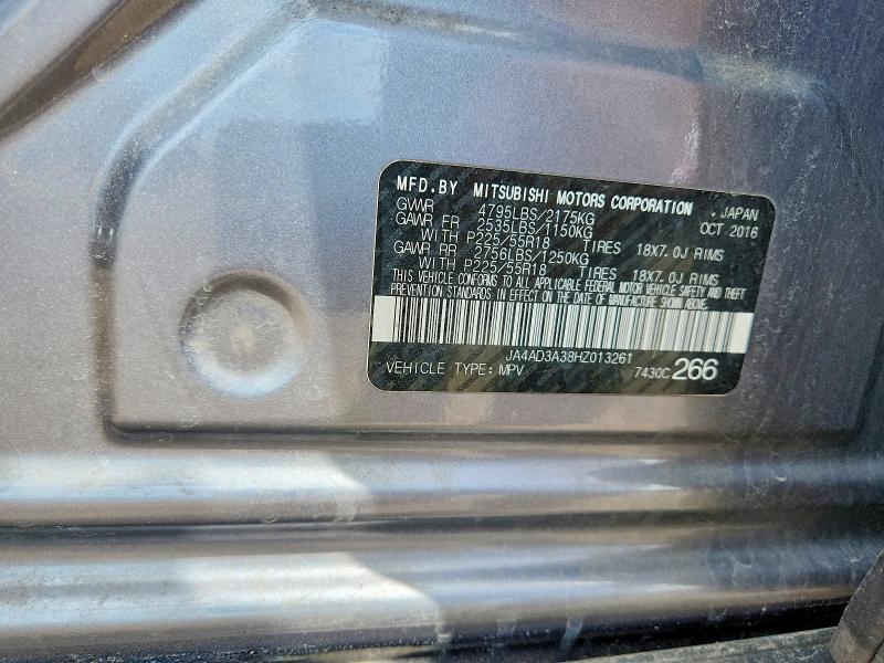 Aukcja sprzedaży 2017 Mitsubishi Outlander, vin: JA4AD3A38HZ013261, numer aukcji: 52312856