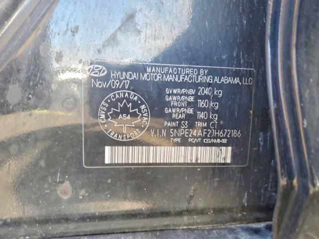 55248836 :رقم المزاد ، 5NPE24AF2JH672186 vin ، 2018 Hyundai Sonata مزاد بيع
