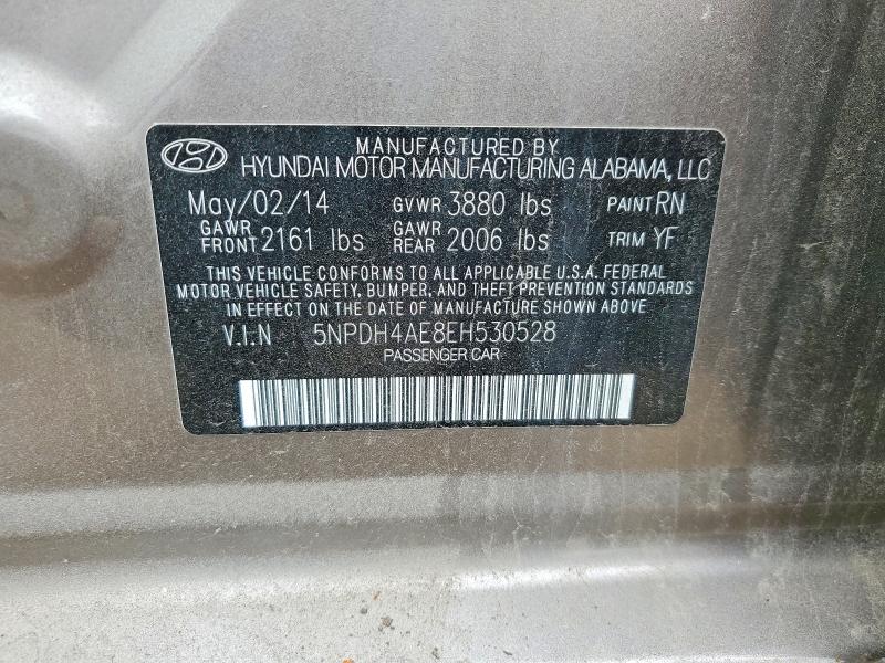 Продажа на аукционе авто 2014 Hyundai Elantra, vin: 5NPDH4AE8EH530528, номер лота: 53617846