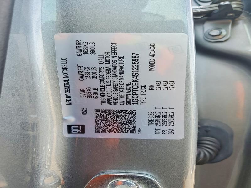 Продажа на аукционе авто 2025 Chevrolet Colorado, vin: 1GCPTCEK4S1225987, номер лота: 54944136