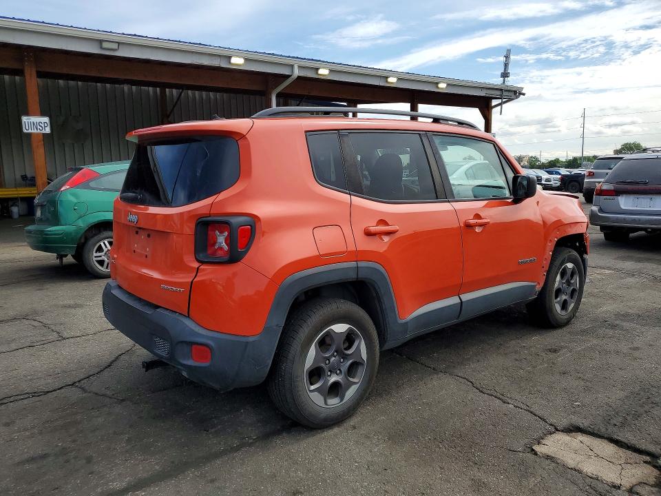 55299956 :رقم المزاد ، ZACCJBAT7GPE23340 vin ، 2016 Jeep Renegade مزاد بيع