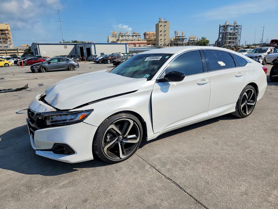 53890866 :رقم المزاد ، 1HGCV1F41MA121796 vin ، 2021 Honda Accord مزاد بيع