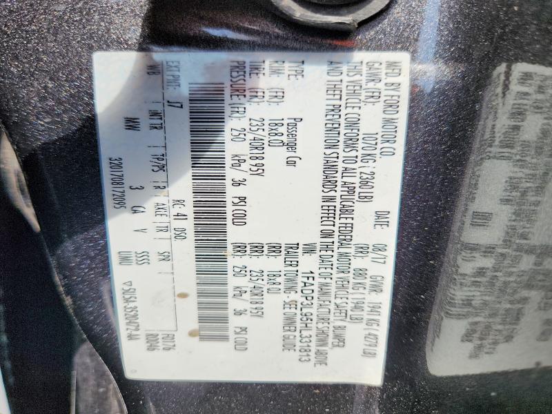 Продажа на аукционе авто 2017 Ford Focus, vin: 1FADP3L95HL331813, номер лота: 54004526