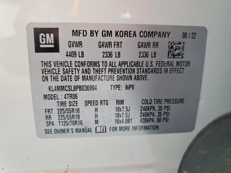 Aukcja sprzedaży 2023 Buick Encore Gx, vin: KL4MMCSL8PB036994, numer aukcji: 55340466