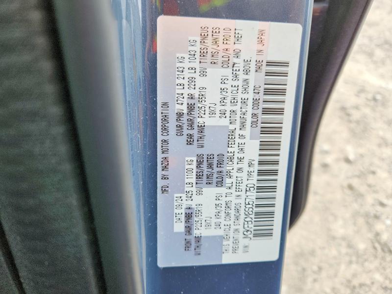 Продаж на аукціоні авто 2025 Mazda Cx-5, vin: JM3KFBCM8S0571750, номер лоту: 52878516