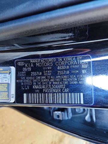 Продажа на аукционе авто 2020 Kia Optima, vin: KNAGU4LE7L5044812, номер лота: 52680426