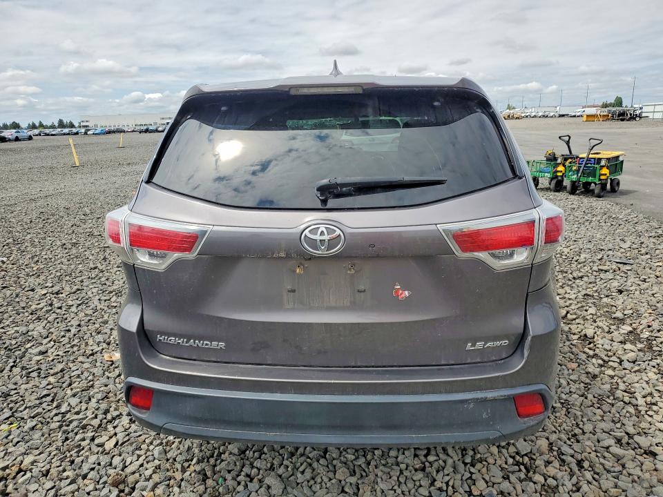 2016 Toyota Highlander მანქანა იყიდება აუქციონზე, vin: 5TDBKRFHXGS339571, აუქციონის ნომერი: 54880216