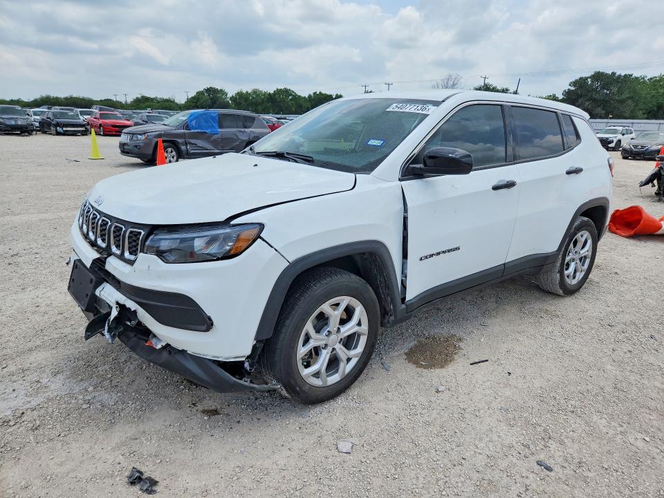 54077136 :رقم المزاد ، 3C4NJDAN8RT173527 vin ، 2024 Jeep Compass مزاد بيع