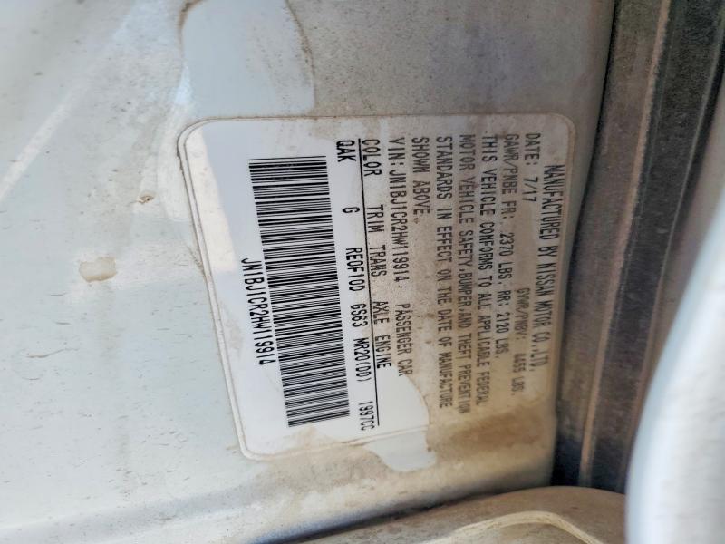 Aukcja sprzedaży 2017 Nissan Rogue Sport, vin: JN1BJ1CR2HW119914, numer aukcji: 52272616