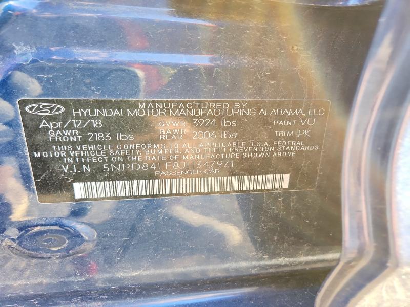 Aukcja sprzedaży 2018 Hyundai Elantra, vin: 5NPD84LF8JH347971, numer aukcji: 51696646