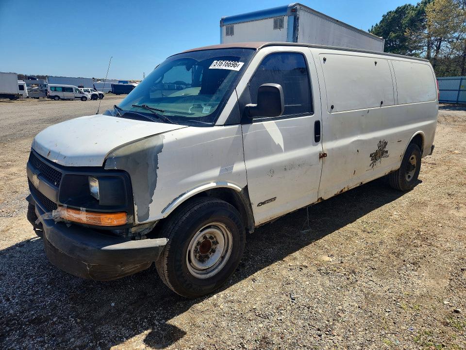 2004 Chevrolet Express G3500 მანქანა იყიდება აუქციონზე, vin: 1GCHG39U141171071, აუქციონის ნომერი: 51616696