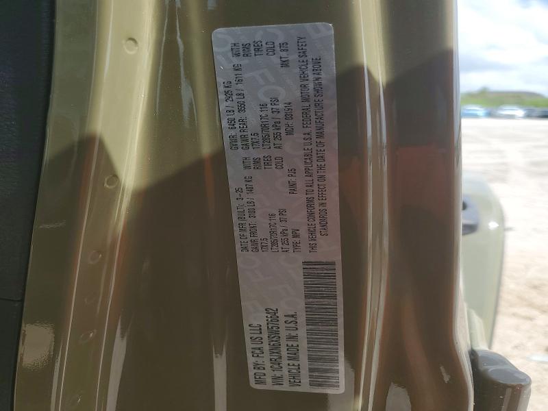 Продаж на аукціоні авто 2025 Jeep Wrangler, vin: 1C4RJXN6XSW576642, номер лоту: 55270536