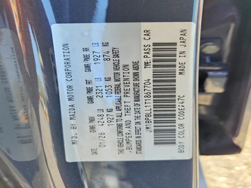 52313226 :رقم المزاد ، JM1BPBLL1T1867704 vin ، 2026 Mazda 3 مزاد بيع