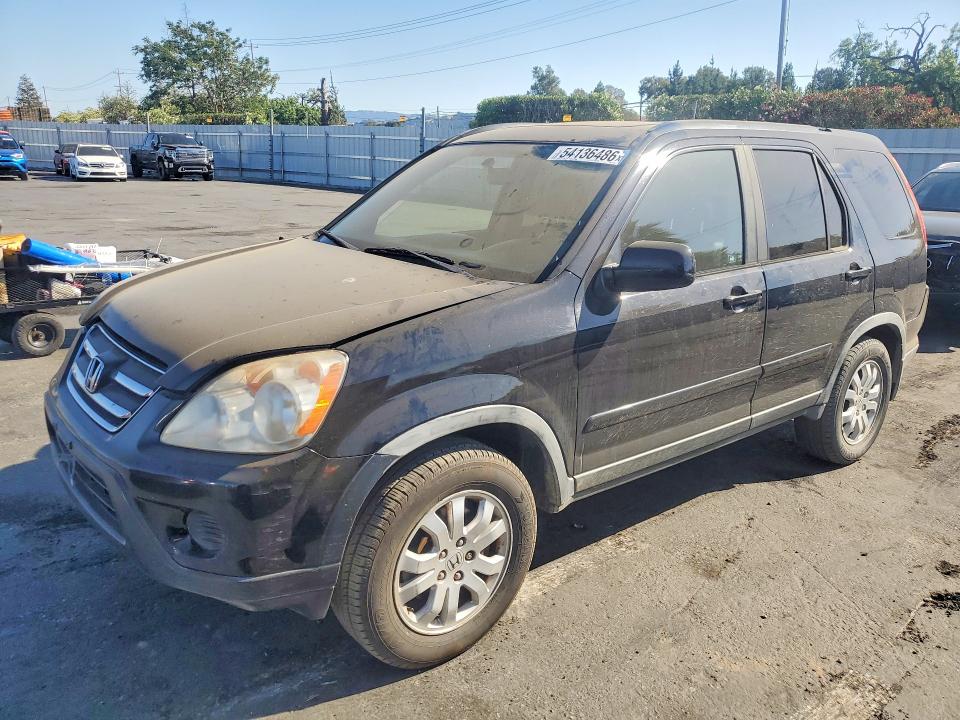 54136486 :رقم المزاد ، JHLRD78996C016490 vin ، 2006 Honda Cr-v مزاد بيع