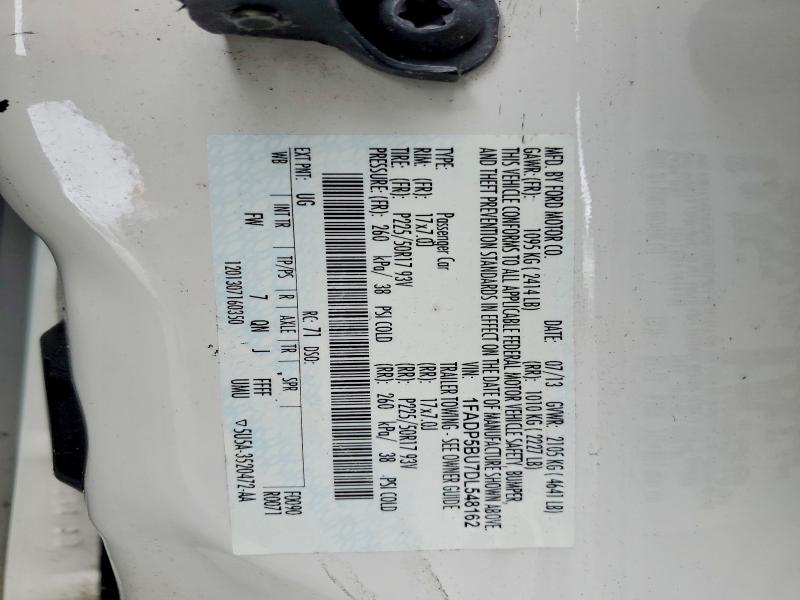 53444836 :رقم المزاد ، 1FADP5BU7DL548162 vin ، 2013 Ford C-max مزاد بيع