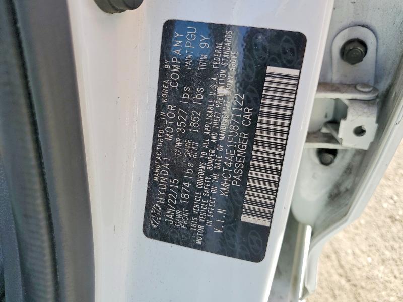 2015 Hyundai Accent მანქანა იყიდება აუქციონზე, vin: KMHCT4AE1FU871122, აუქციონის ნომერი: 53258676