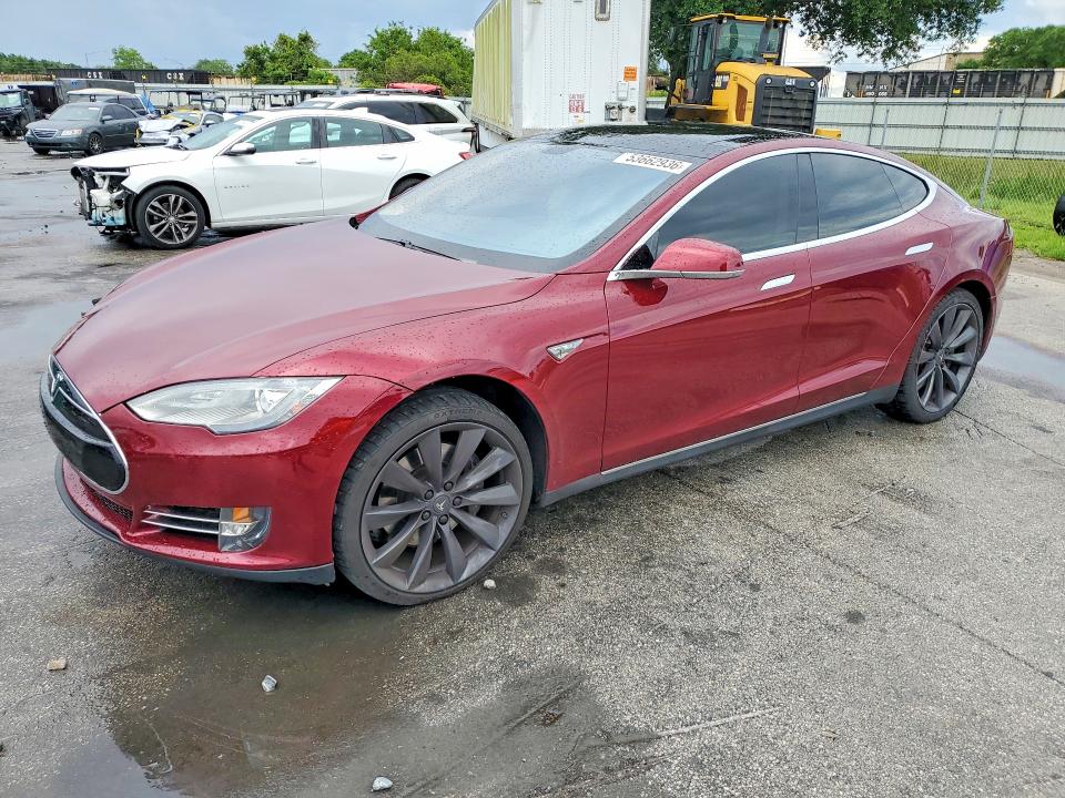 2012 Tesla Model S მანქანა იყიდება აუქციონზე, vin: 5YJSA1DP7CFS00687, აუქციონის ნომერი: 53662936