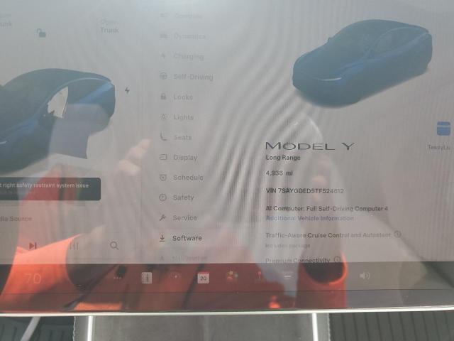54168846 :رقم المزاد ، 7SAYGDED5TF524612 vin ، 2026 Tesla Model Y مزاد بيع