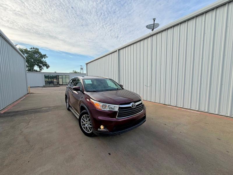 Aukcja sprzedaży 2015 Toyota Highlander, vin: 5TDYKRFH7FS070437, numer aukcji: 55105436