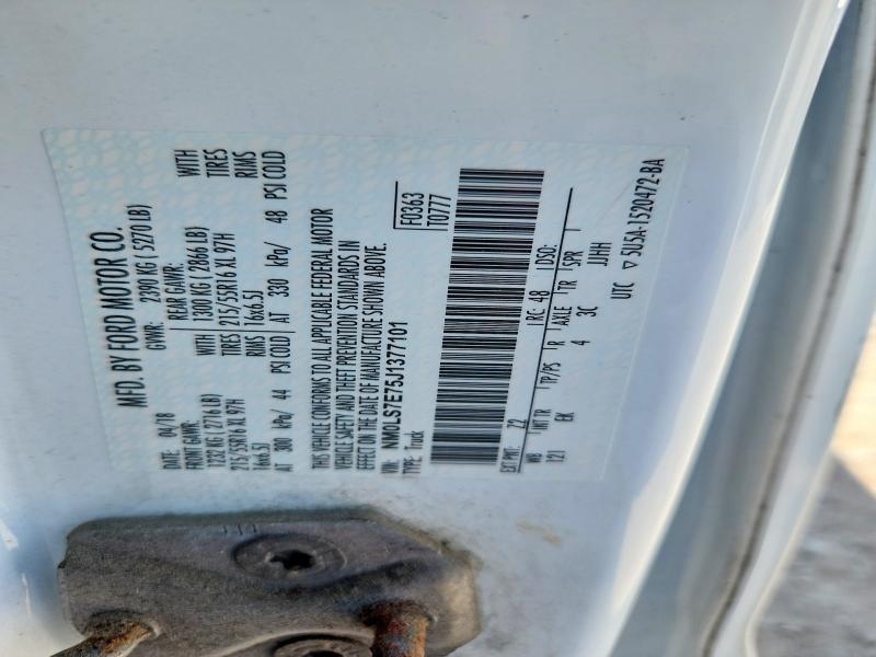 53526216 :رقم المزاد ، NM0LS7E75J1377101 vin ، 2018 Ford Transit Connect مزاد بيع