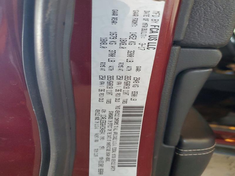 55462936 :رقم المزاد ، 1C4RJEBG6HC846641 vin ، 2017 Jeep Grand Cherokee مزاد بيع