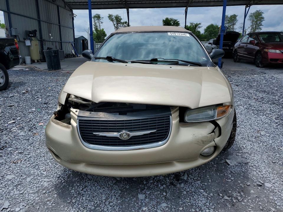 Продажа на аукционе авто 1999 Chrysler Sebring, vin: 3C3EL55H9XT607797, номер лота: 54812346
