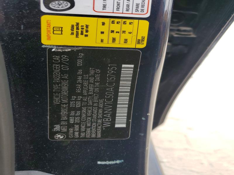 Продажа на аукционе авто 2010 Bmw 528, vin: WBANV1C50AC157951, номер лота: 55491636