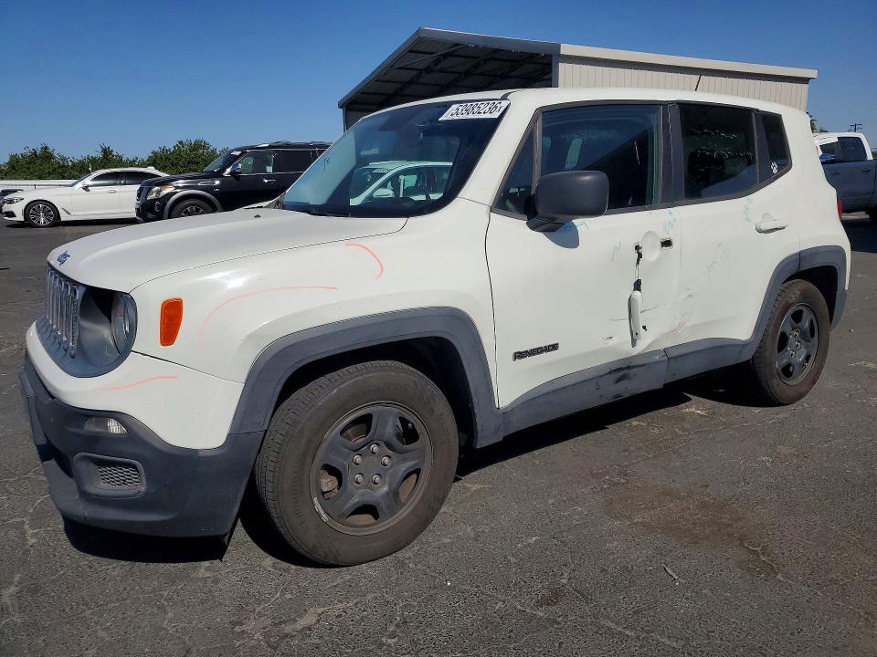 Продаж на аукціоні авто 2016 Jeep Renegade, vin: ZACCJAAT4GPD08205, номер лоту: 53985236