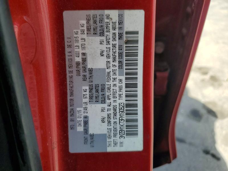 Продаж на аукціоні авто 2015 Mazda 3, vin: 3MZBM1K73FM190523, номер лоту: 52473366
